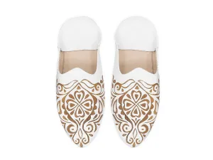 Moroccan babouche slipper, Leather slipper, women Handmade Babouches slippers Dyed With Natural Color, Lady babouche, Babouche women (41 EU, Orange)