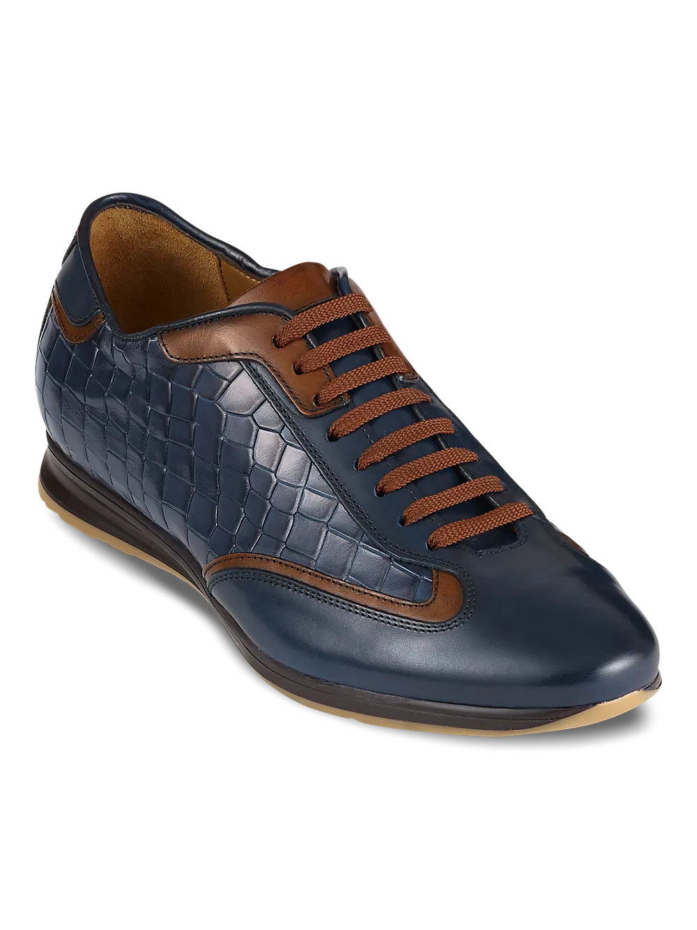 Nash Sneaker - Navy/tan