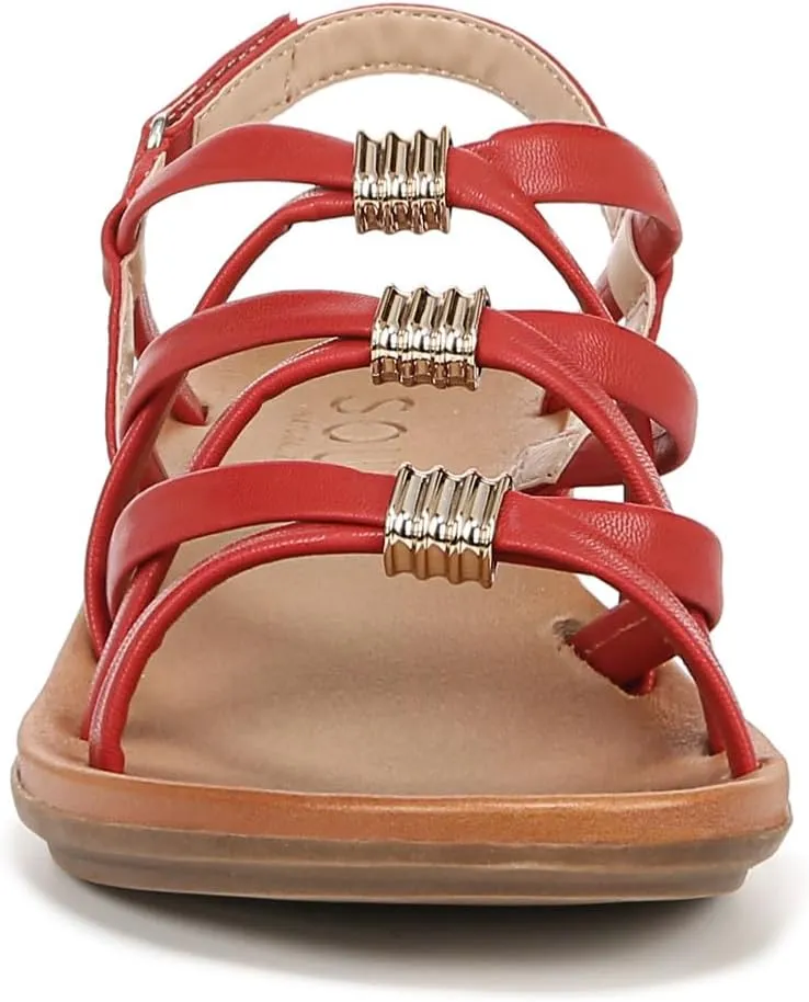 Naturalizer Soul Women's Sierra Strappy Flat Sandal
