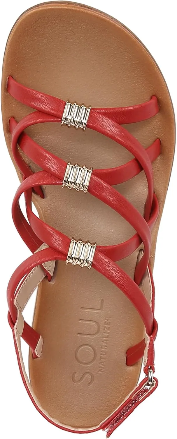 Naturalizer Soul Women's Sierra Strappy Flat Sandal