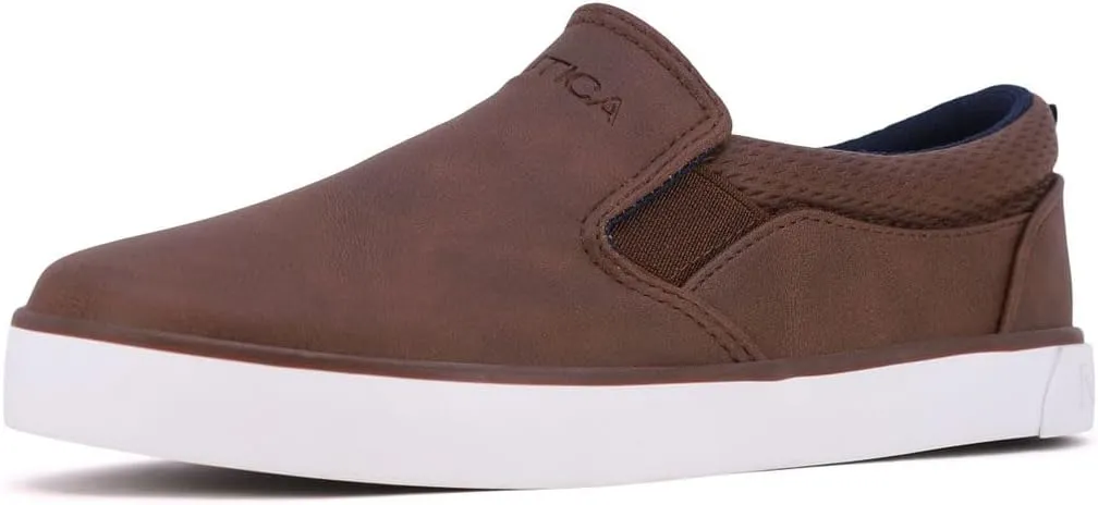 Nautica Kid's Slip-On Casual Shoe Athletic Sneaker - Youth-Toddler Akeley | Boy - Girl | (Big Kid/Little Kid/Toddler)
