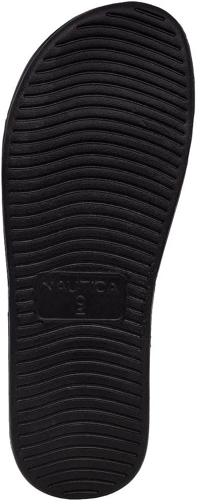 Nautica Men's Athletic Slide Sandal, Adjustable Straps, Comfort Slip-On (Regular & Wide Widths)