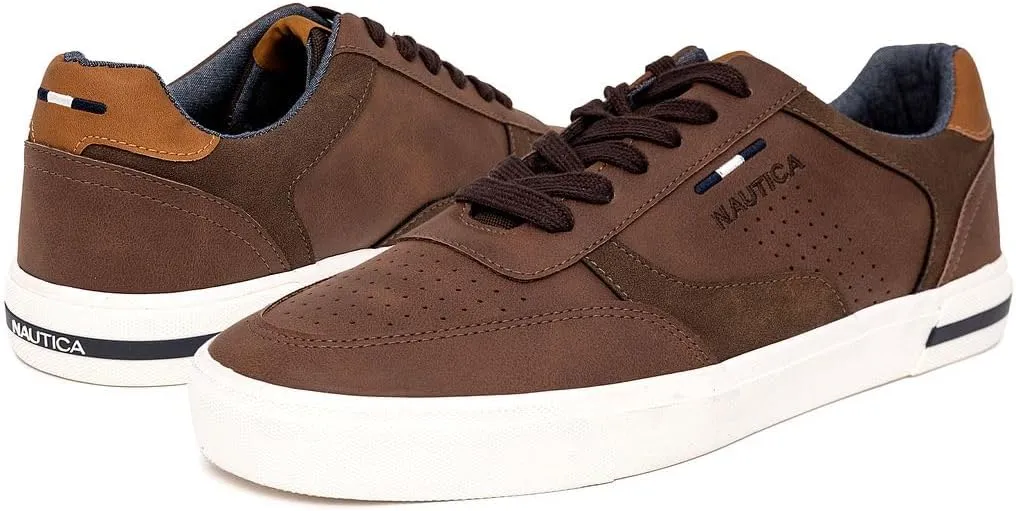 Nautica Men's Casual Shoe, Classic Lace-Up Low Top Loafer, Fashion Sneaker - in Medium & Wide Width Sizes
