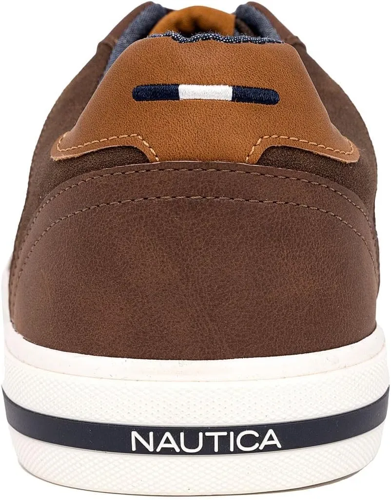 Nautica Men's Casual Shoe, Classic Lace-Up Low Top Loafer, Fashion Sneaker - in Medium & Wide Width Sizes