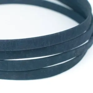 Navy  10mm flat cork cord COR-432(10meters)