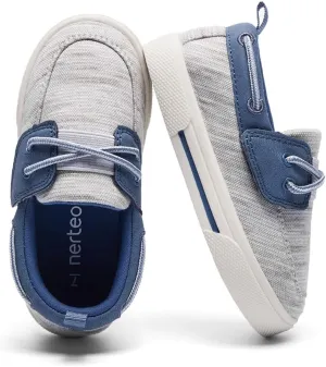 nerteo Toddler Boys & Kids Dress Boat Loafers School Shoes Girls Slip on Sneakers (Toddler/Little Kid)