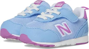 New Balance Kids 515 V1 New-b Hook and Loop Sneaker, Electric Sky/Passion Fruit, 9 Wide US Unisex Toddler