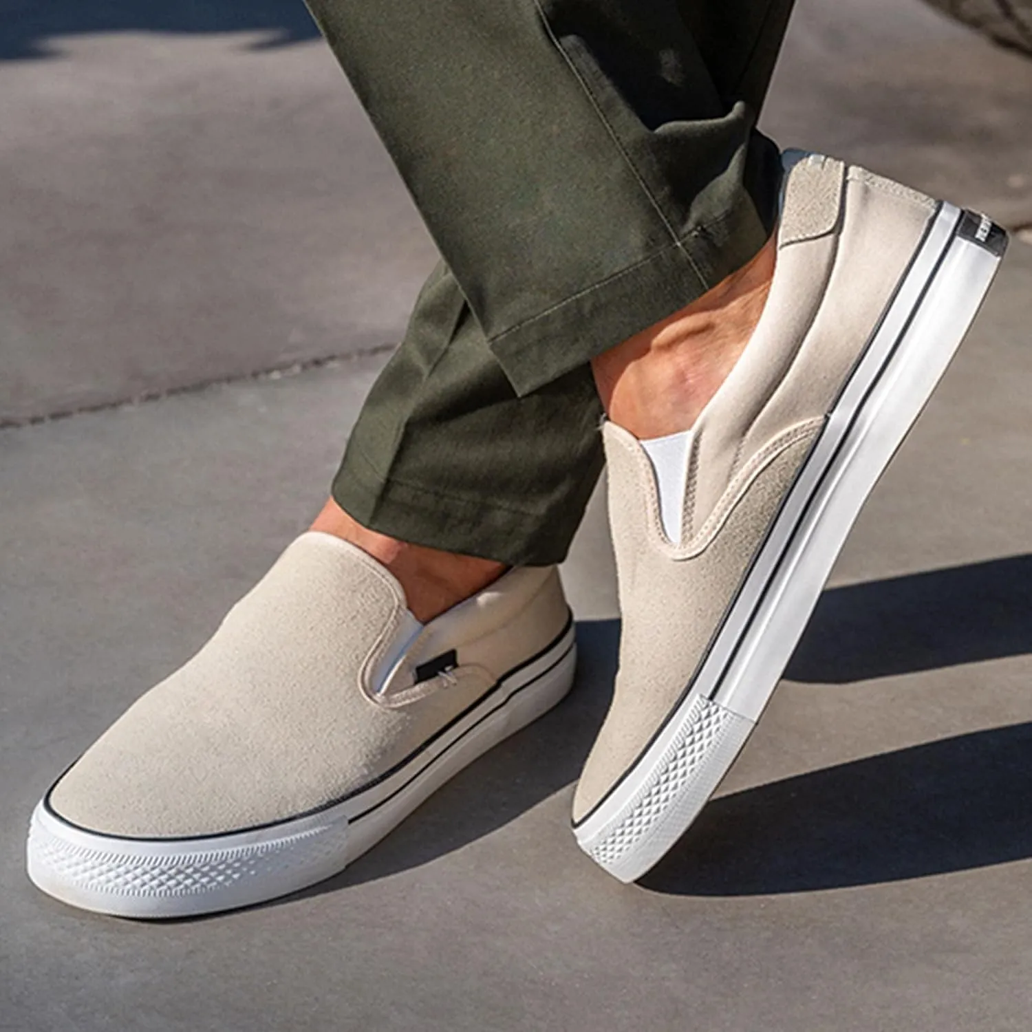 New Republic | Men's Stanton Slip-On Suede Sneaker