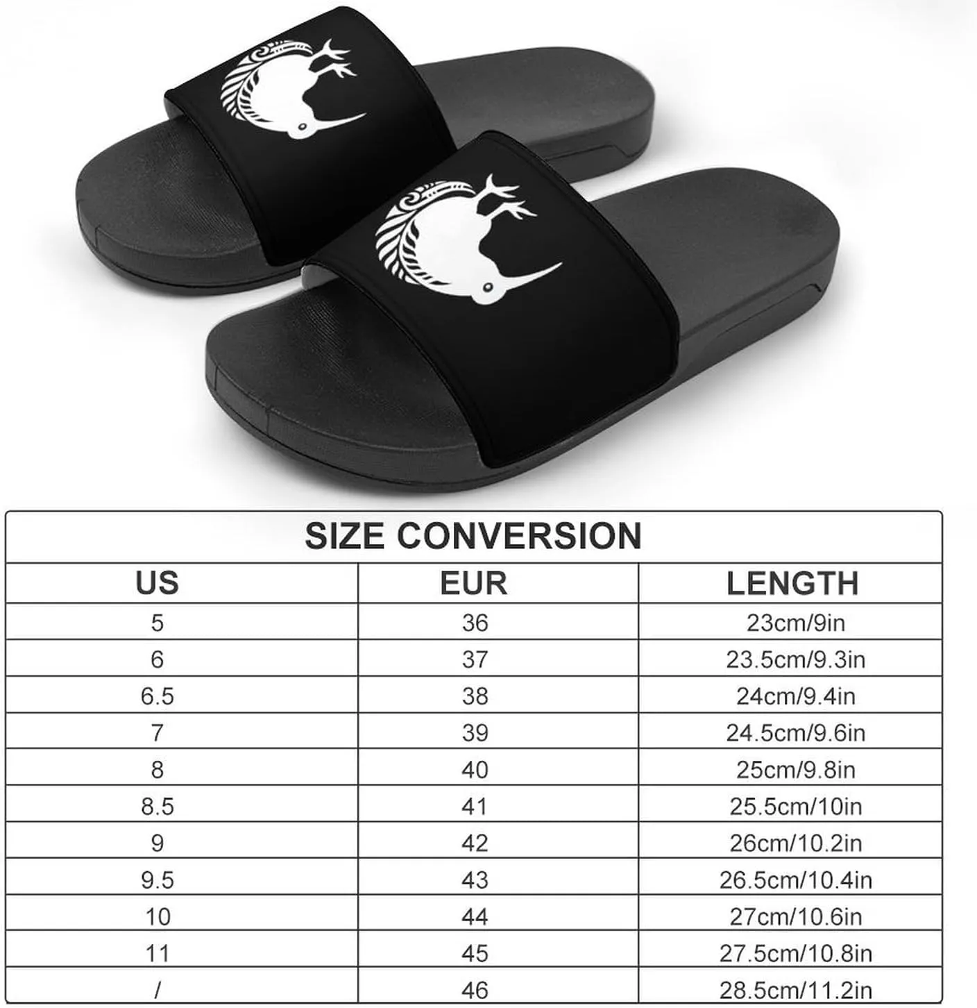New Zealand Kiwi Fern House Slippers for Women Men Shower Slides Bathroom Sandals