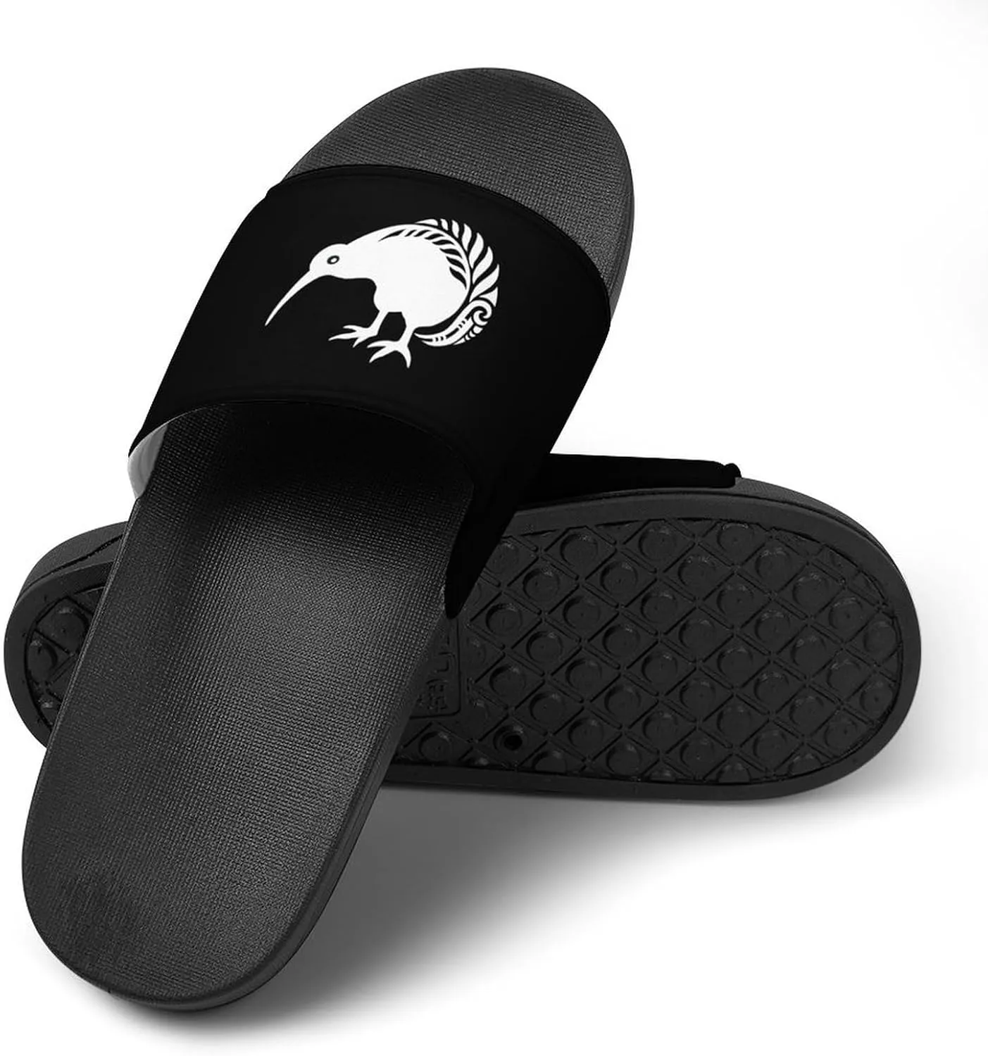New Zealand Kiwi Fern House Slippers for Women Men Shower Slides Bathroom Sandals