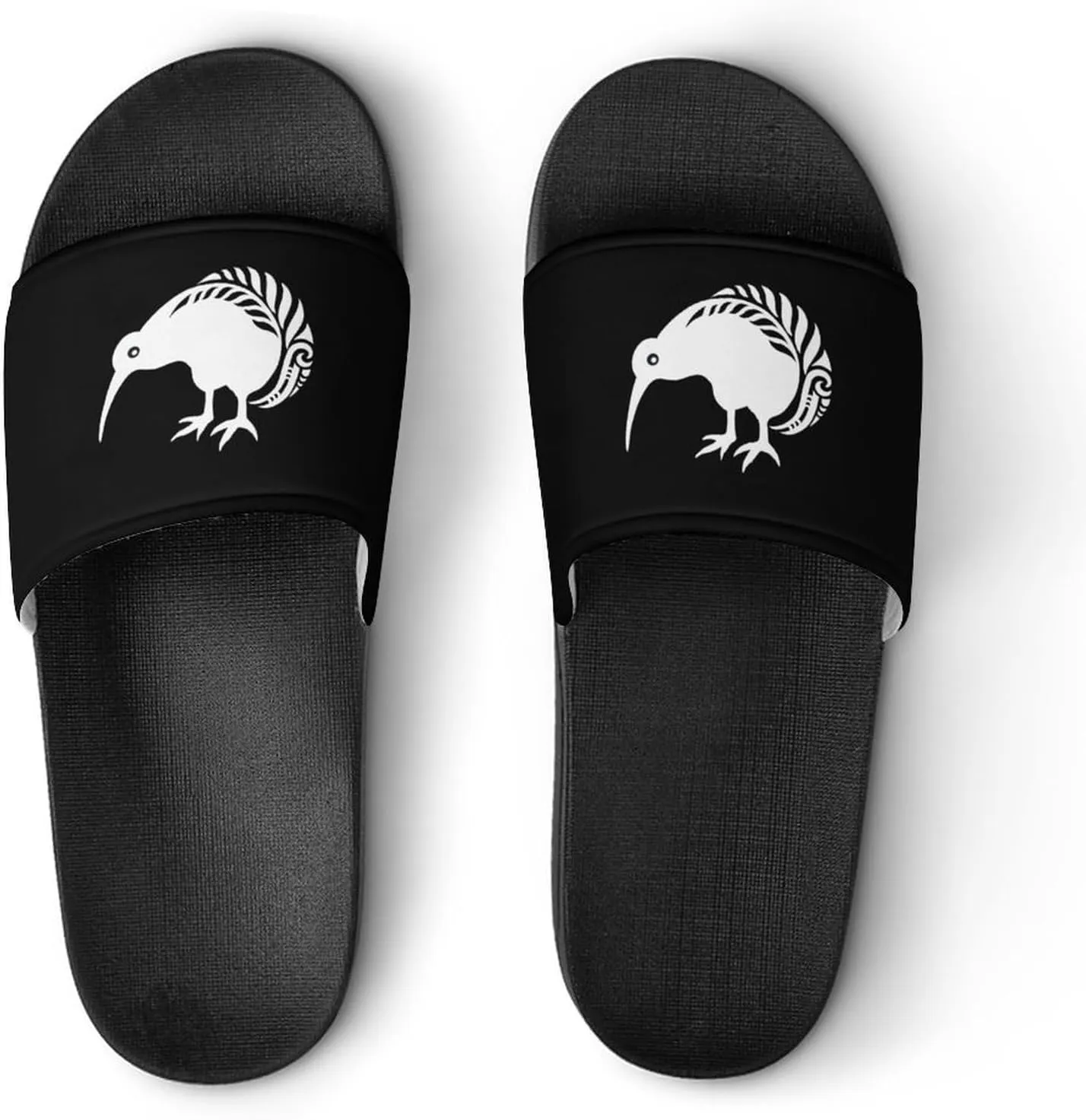 New Zealand Kiwi Fern House Slippers for Women Men Shower Slides Bathroom Sandals