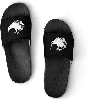 New Zealand Kiwi Fern House Slippers for Women Men Shower Slides Bathroom Sandals