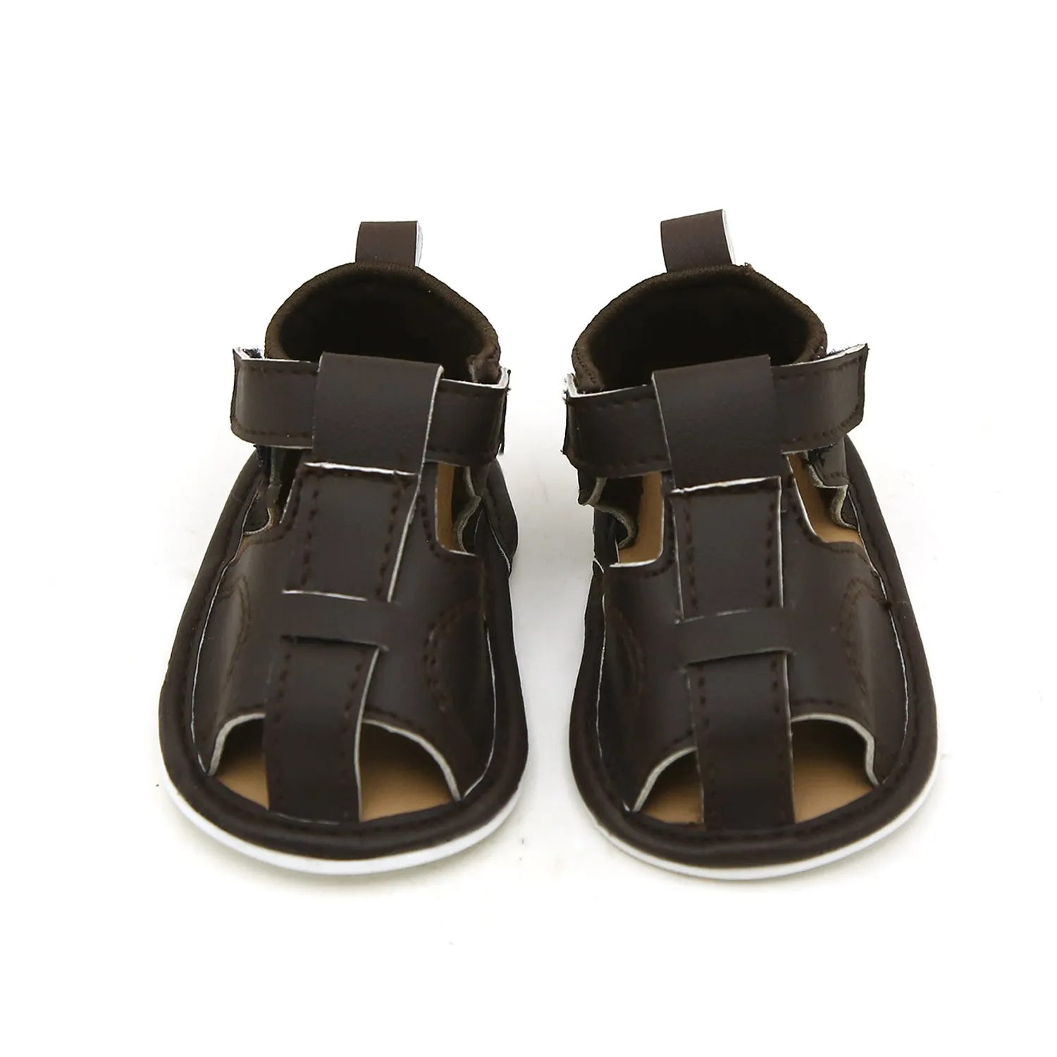 Newborn Boys Sandal - Dark Brown