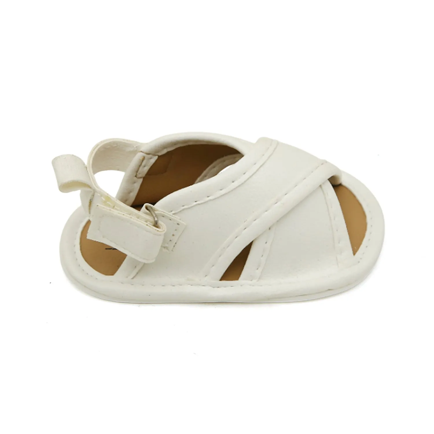 Newborn Boys Sandal - White