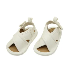 Newborn Boys Sandal - White