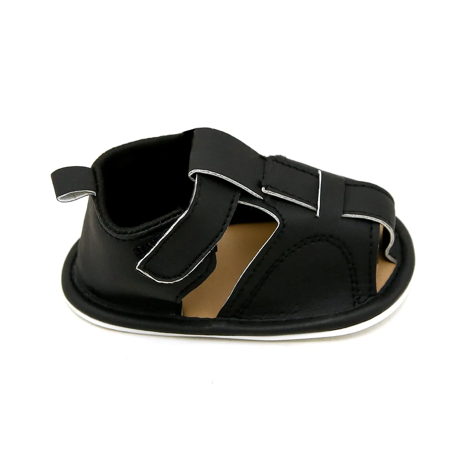 Newborn Girls Sandal - Black