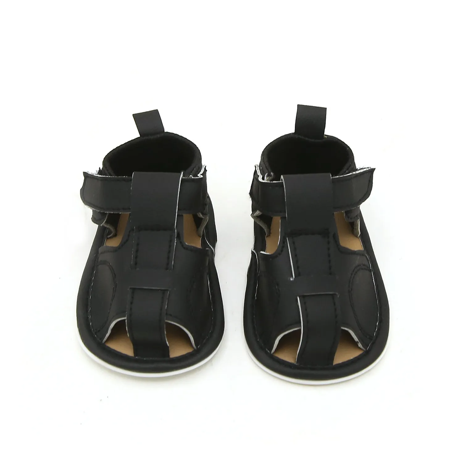 Newborn Girls Sandal - Black