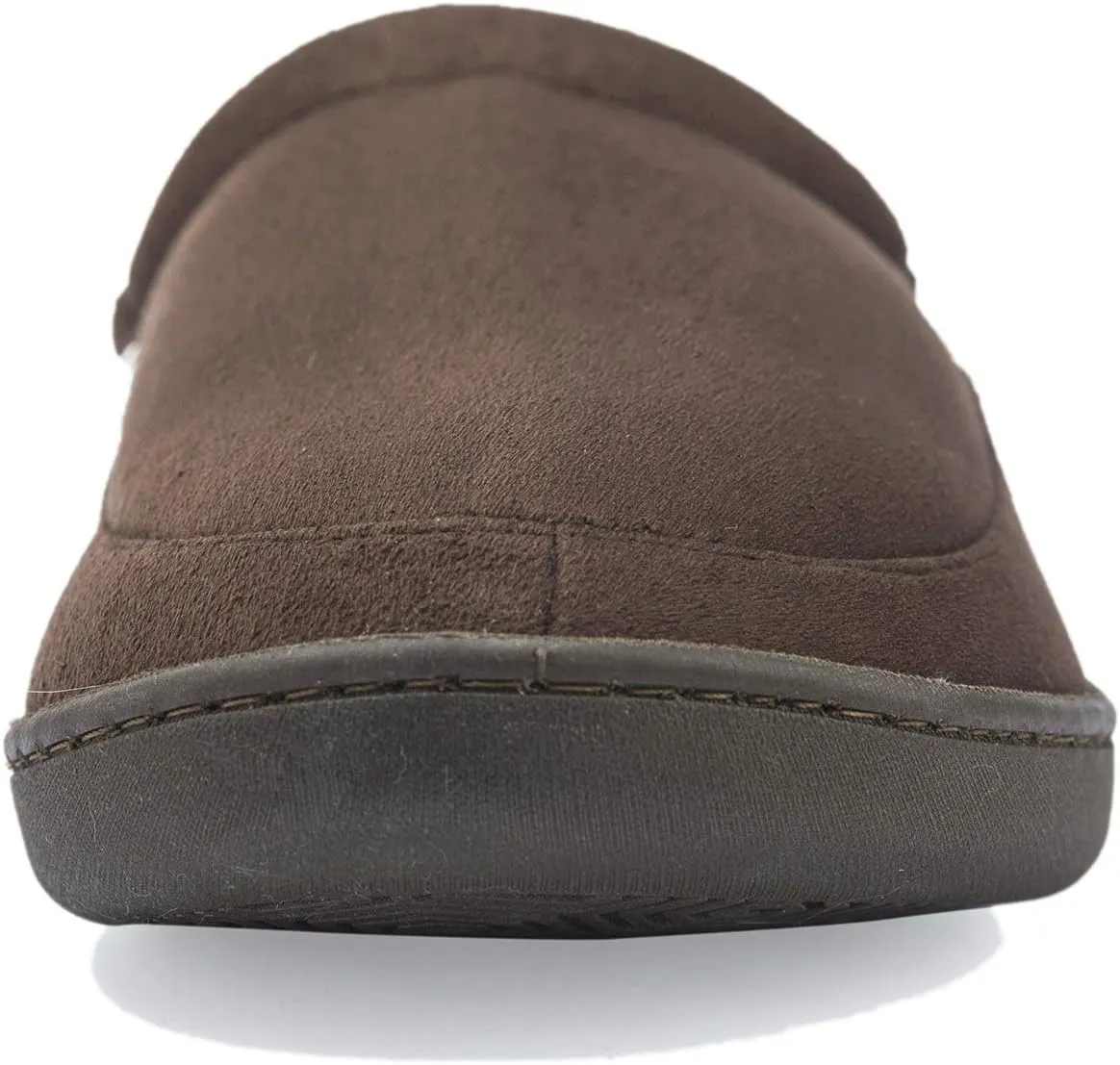NewDenBer Men's Warm Memory Foam Suede Plush Fleece Lined Slip on Indoor Outdoor Clog House Slippers