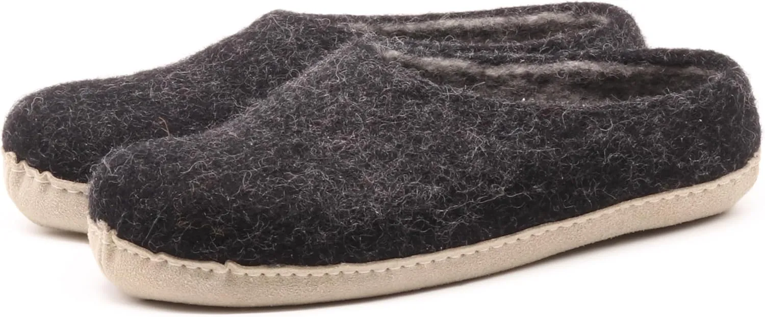 Nootkas Men's Felted Merino Wool 'Newport' House Shoe