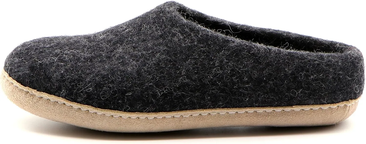 Nootkas Men's Felted Merino Wool 'Newport' House Shoe