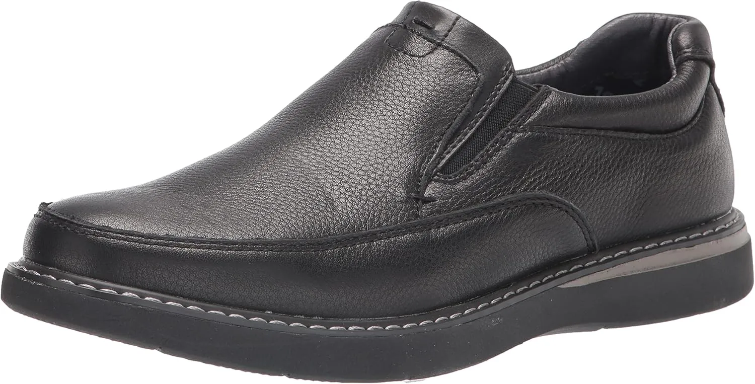 Nunn Bush Men's Bayridge Moccasin Toe Slip on Lightweight Leather Loafer