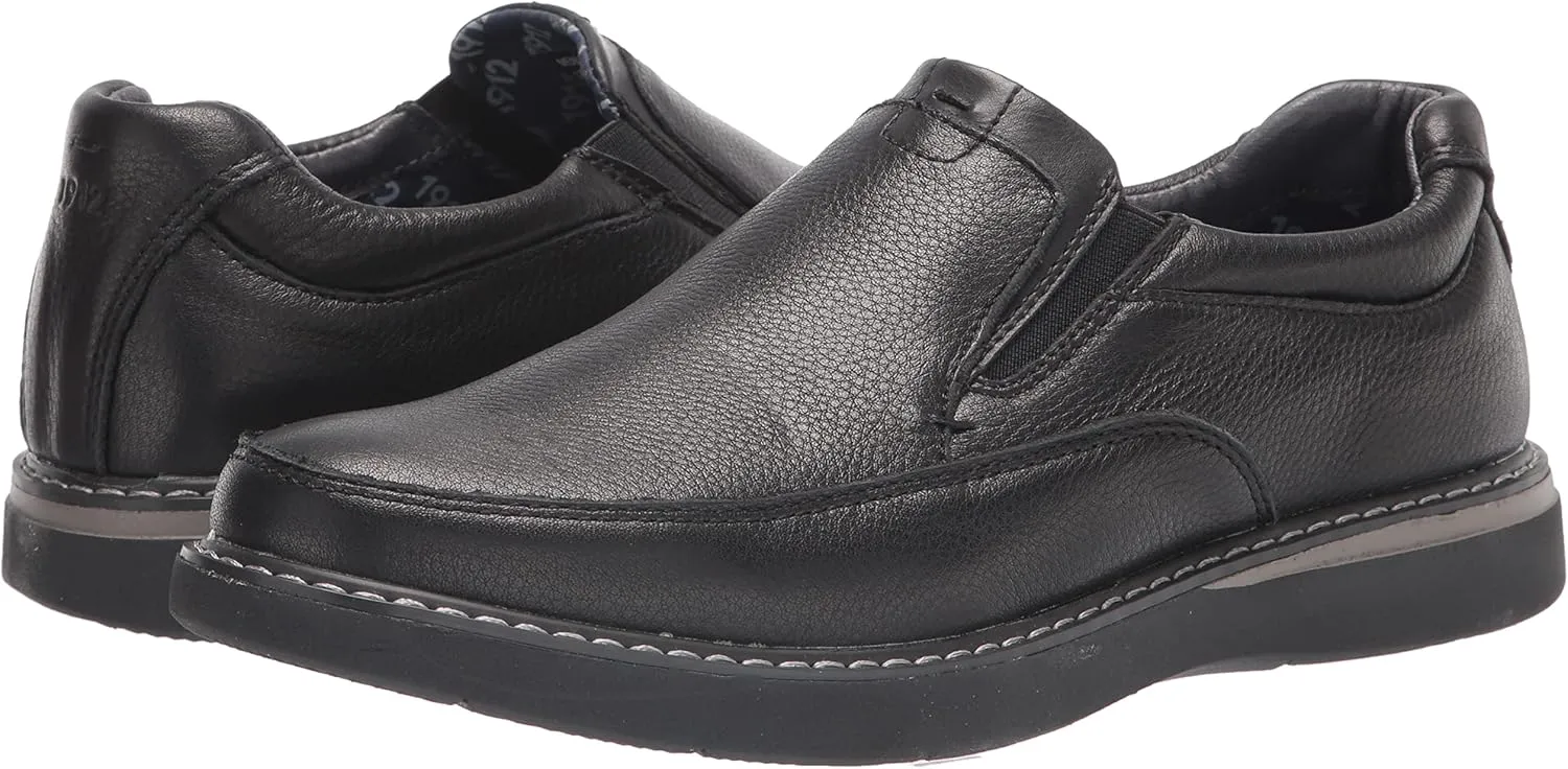 Nunn Bush Men's Bayridge Moccasin Toe Slip on Lightweight Leather Loafer