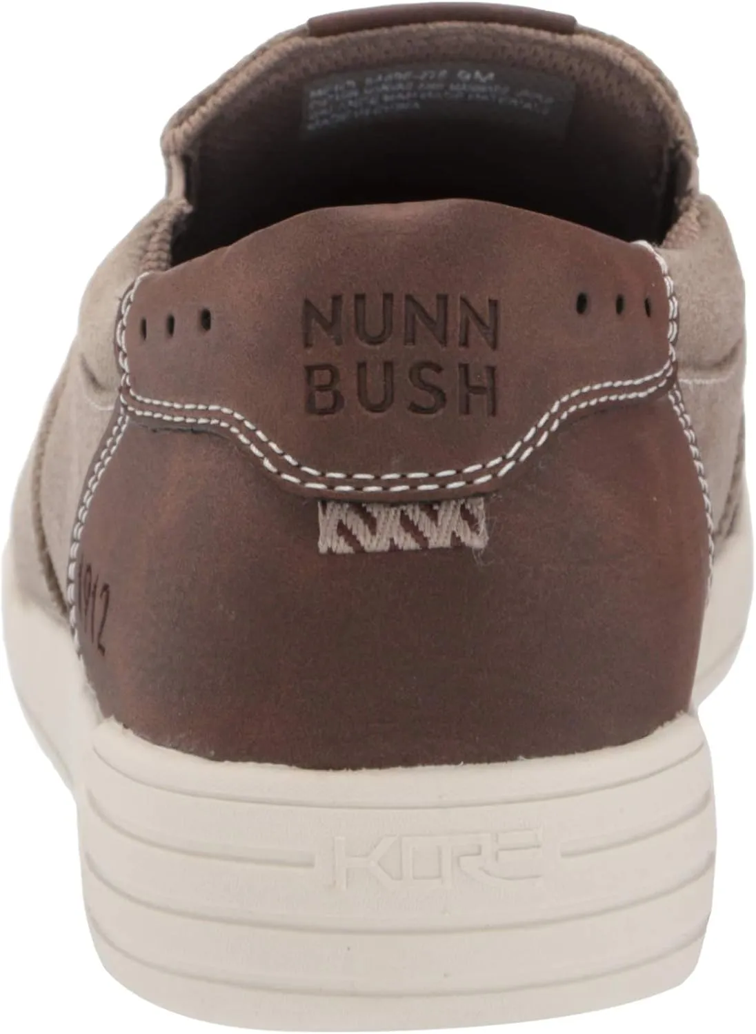Nunn Bush Men's Kore City Walk Canvas Moc Toe Slip-on Sneaker