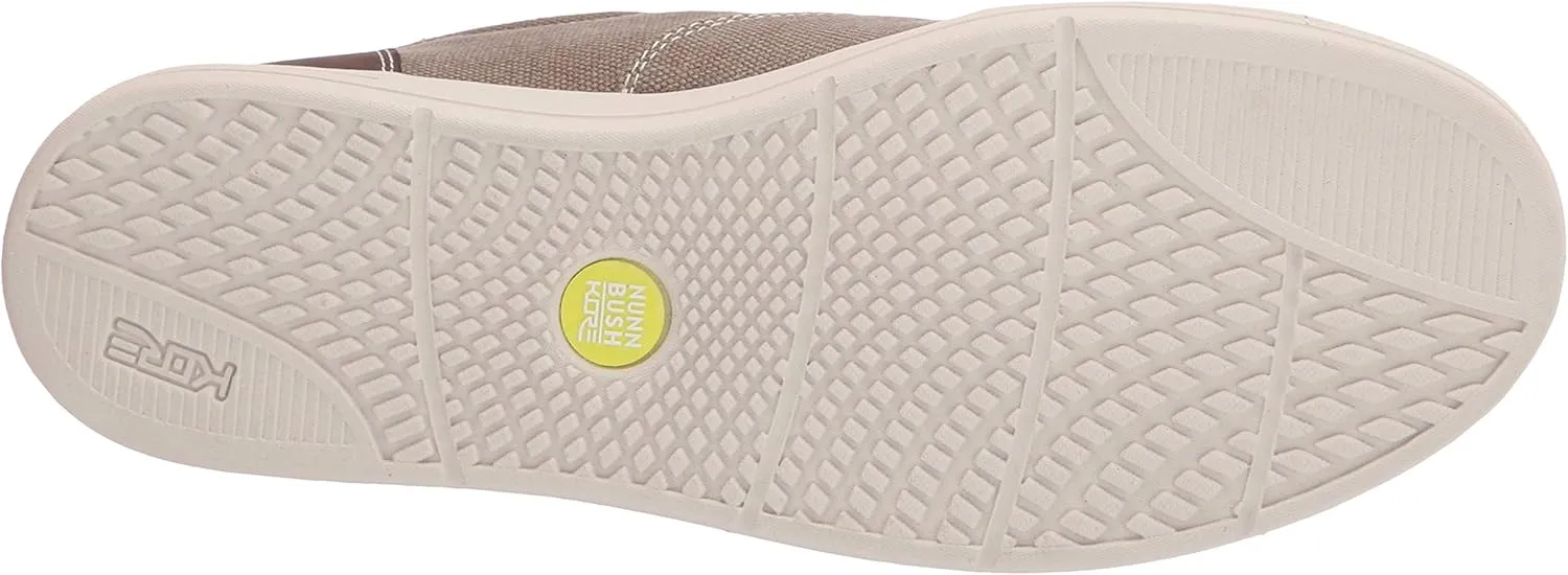 Nunn Bush Men's Kore City Walk Canvas Moc Toe Slip-on Sneaker
