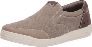 Nunn Bush Men's Kore City Walk Canvas Moc Toe Slip-on Sneaker