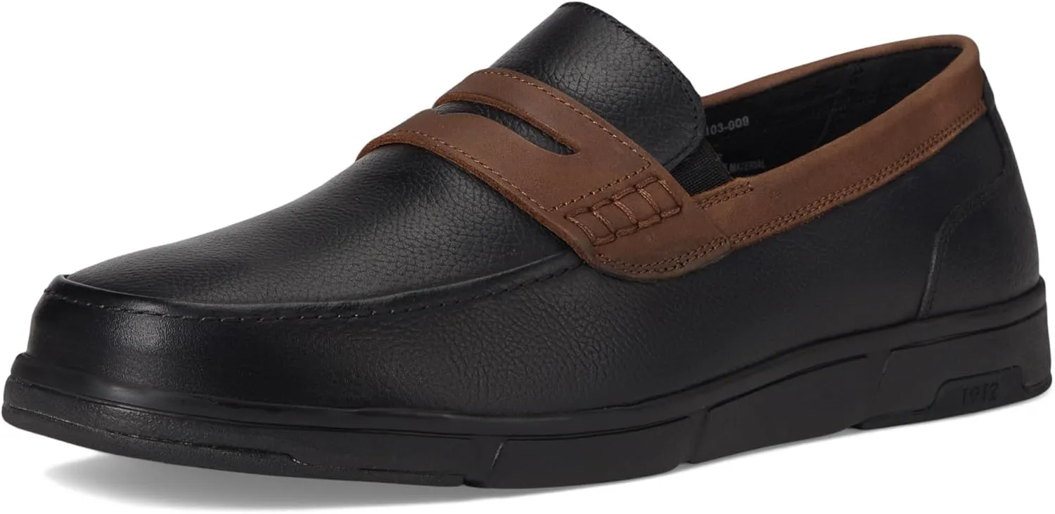 Nunn Bush Men's Luca Moccasin Toe Penny Loafer Lightweight Comfortable Slip-on