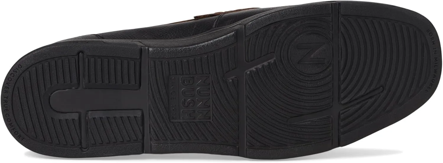 Nunn Bush Men's Luca Moccasin Toe Penny Loafer Lightweight Comfortable Slip-on