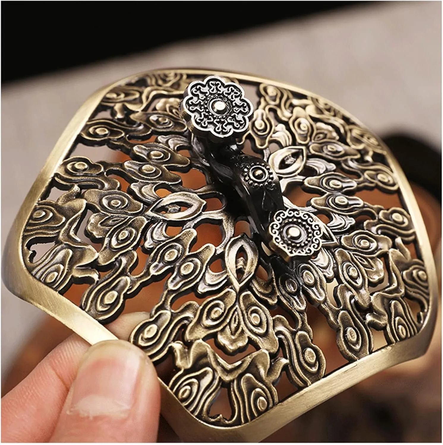 Ornaments Tea Set Inc Se Burner Household Indoor Inc Se Sandal Burner for Buddha Tea Ceremony Ornam/a (B