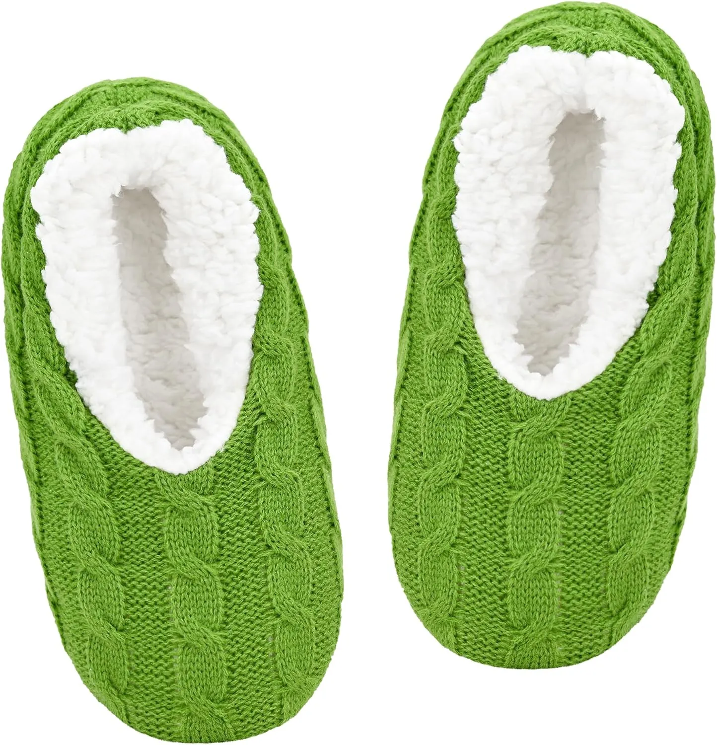 Panda Bros Slipper Socks For Women With Grippers, Fuzzy Womens Slipper Socks With Non Slip Bottoms, Cozy Warm House Slippers
