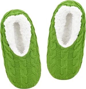 Panda Bros Slipper Socks For Women With Grippers, Fuzzy Womens Slipper Socks With Non Slip Bottoms, Cozy Warm House Slippers