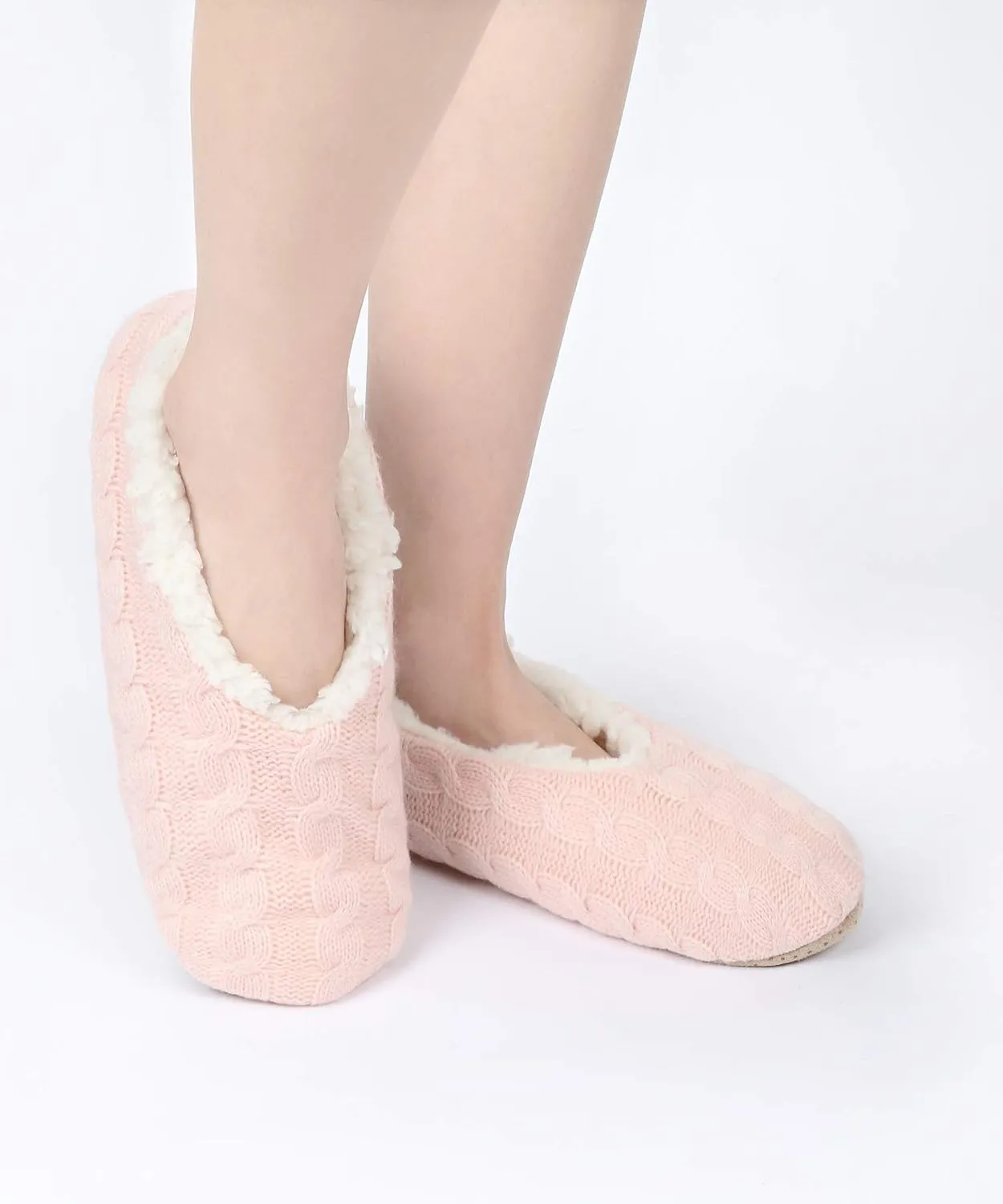 Panda Bros Slipper Socks For Women With Grippers, Fuzzy Womens Slipper Socks With Non Slip Bottoms, Cozy Warm House Slippers