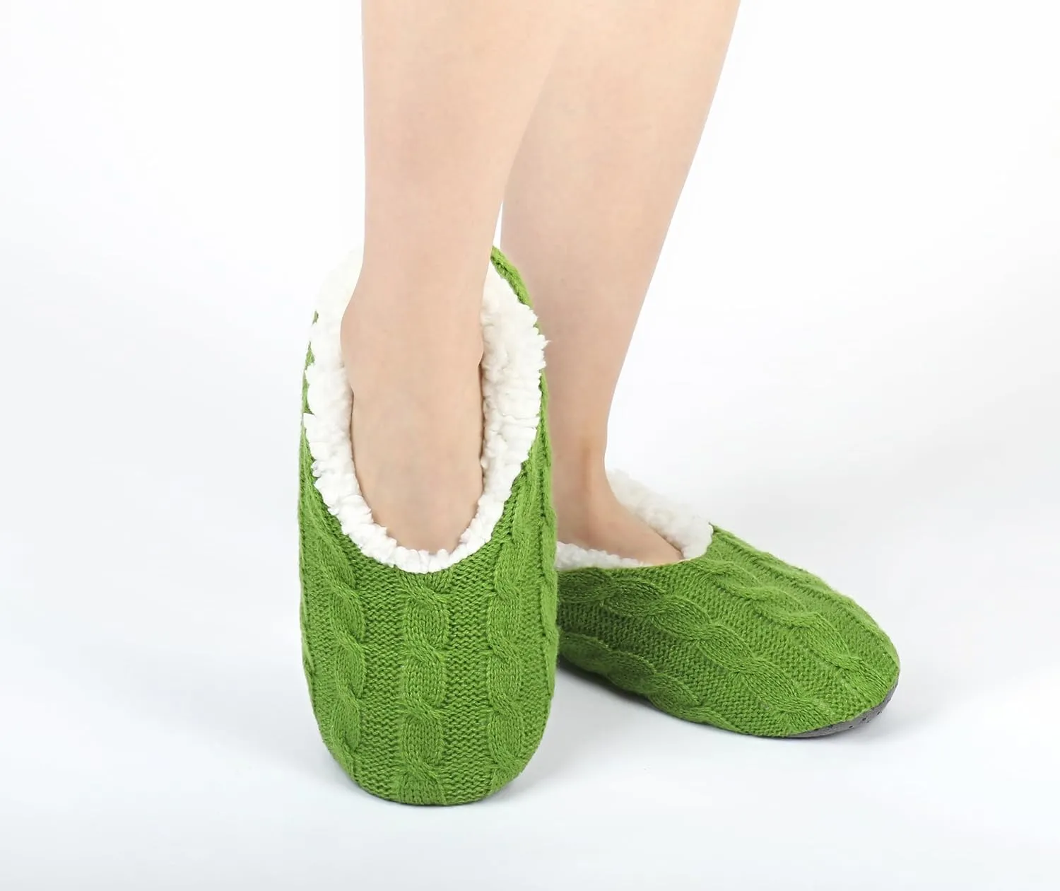 Panda Bros Slipper Socks For Women With Grippers, Fuzzy Womens Slipper Socks With Non Slip Bottoms, Cozy Warm House Slippers