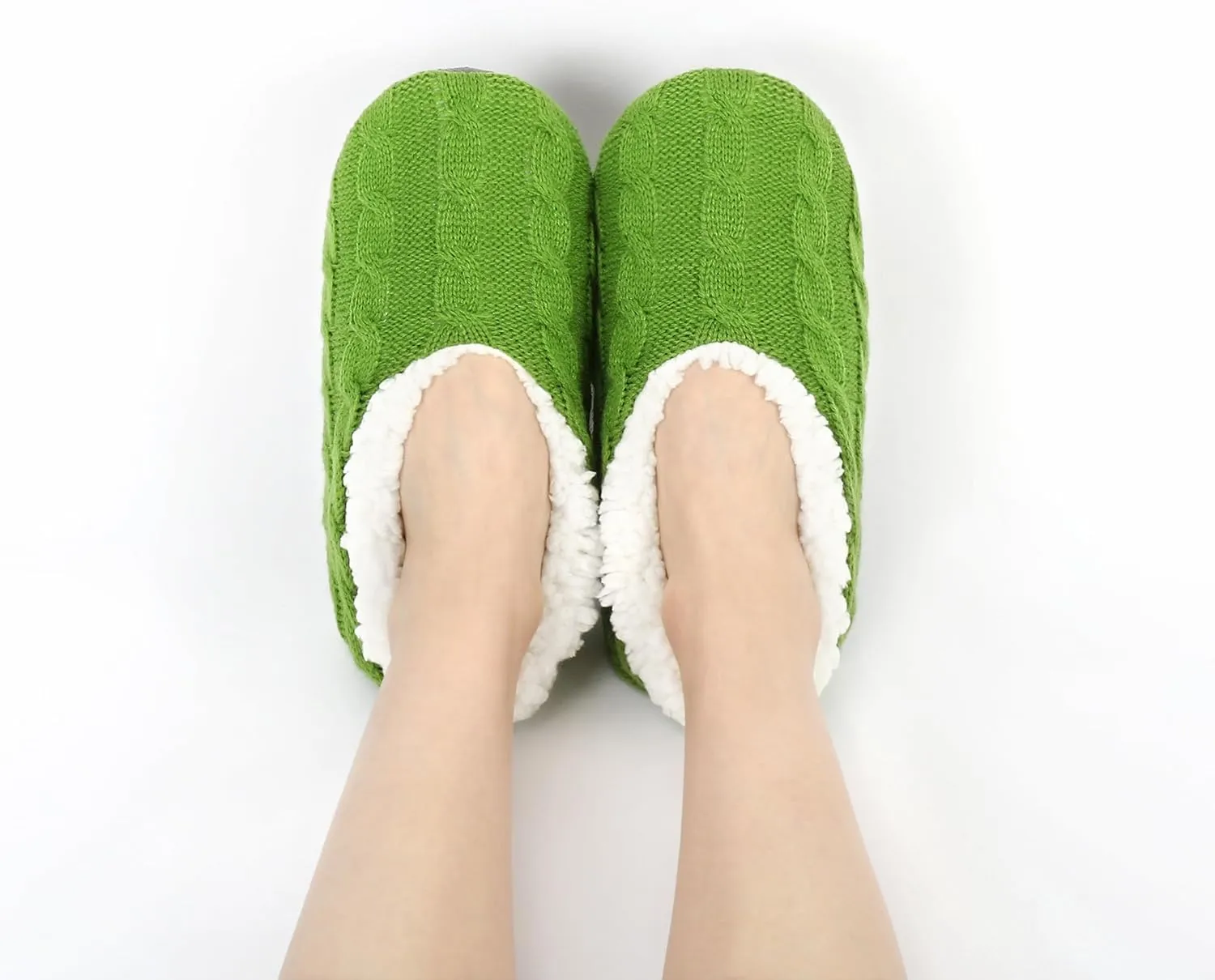 Panda Bros Slipper Socks For Women With Grippers, Fuzzy Womens Slipper Socks With Non Slip Bottoms, Cozy Warm House Slippers