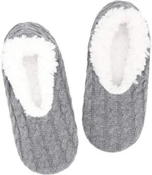 Panda Bros Slipper Socks For Women With Grippers, Fuzzy Womens Slipper Socks With Non Slip Bottoms, Cozy Warm House Slippers