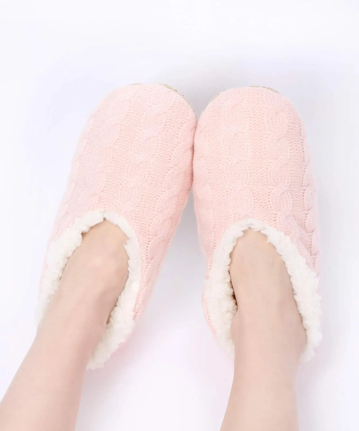 Panda Bros Slipper Socks For Women With Grippers, Fuzzy Womens Slipper Socks With Non Slip Bottoms, Cozy Warm House Slippers