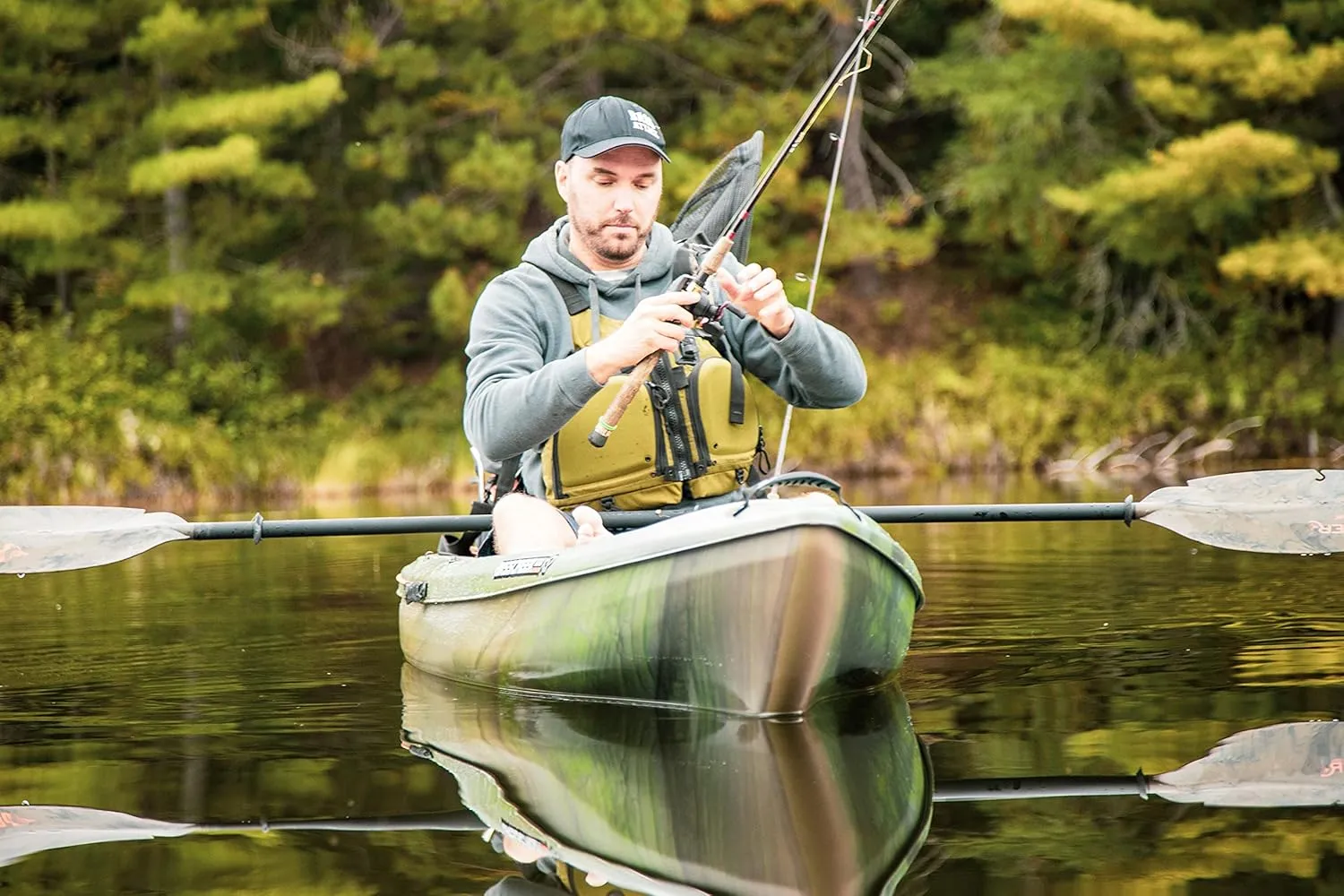 Pelican Sit-on-top Fishing Kayak Kayak 10 Feet Lightweight one Person Kayak Perfect for Fishing