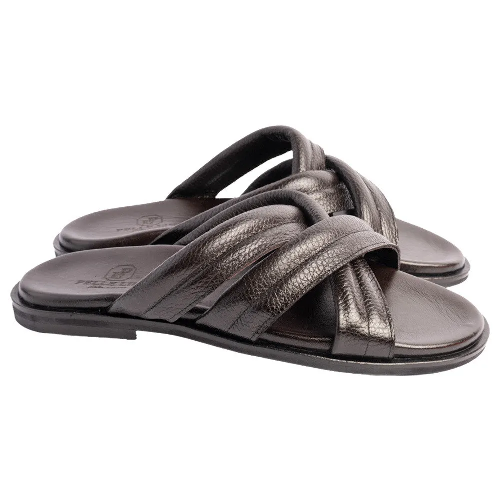 Pelle Line -Balaer Open toe sandal - Brown