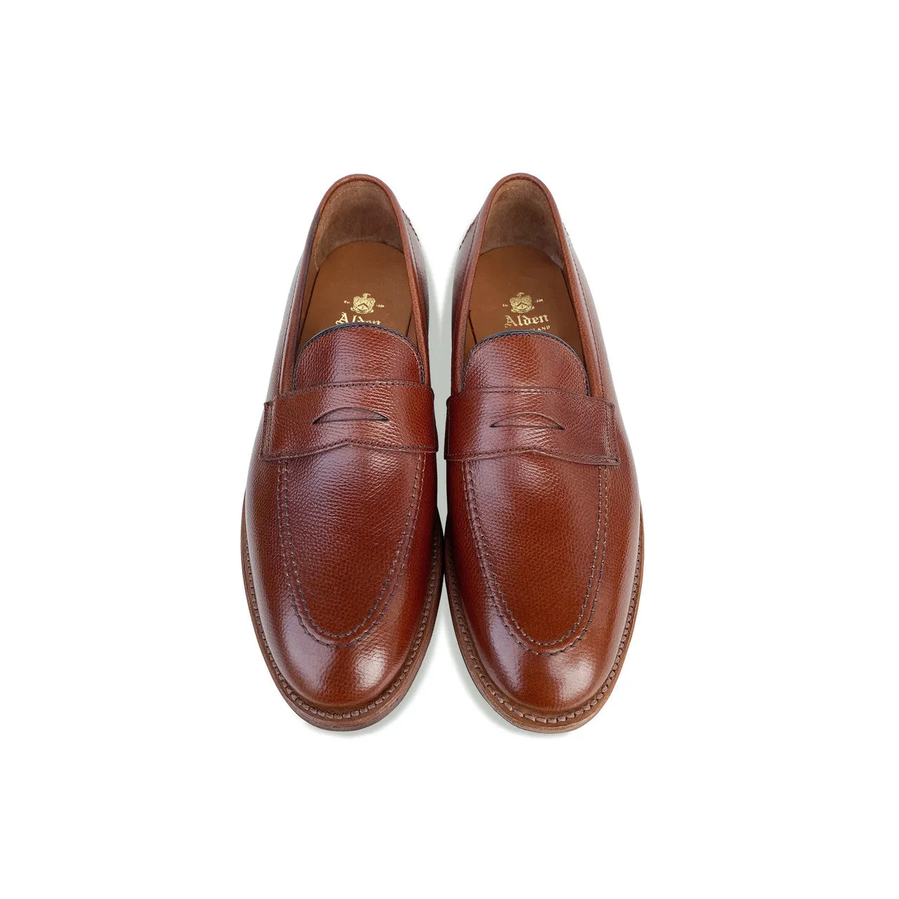 Pelle Line Exclusive Alden 8212  Penny loafer - Grain Tan leather