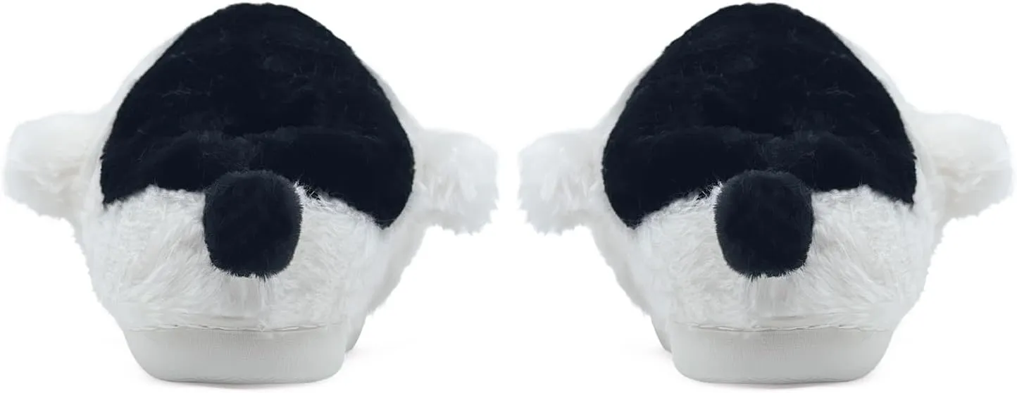 Penguins Animal Slippers for Women and Men, Cute Penguinslippers Fuzzy Fluffy Comfy Plush Winter Woman Preppy Funny Furry Pillow Cloud Home Bedroom House Slipper Shoes for Indoor Outdoor
