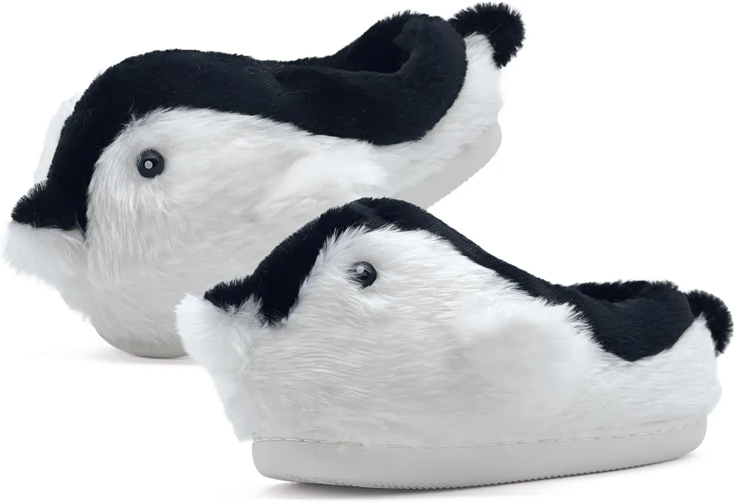 Penguins Animal Slippers for Women and Men, Cute Penguinslippers Fuzzy Fluffy Comfy Plush Winter Woman Preppy Funny Furry Pillow Cloud Home Bedroom House Slipper Shoes for Indoor Outdoor
