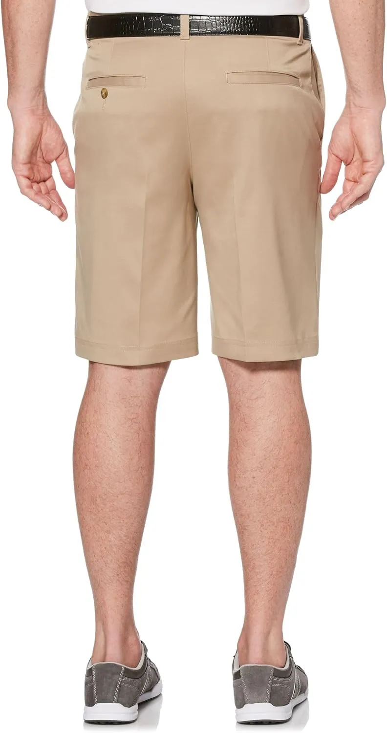 PGA TOUR Men's 9" Flat Front Golf Shorts with Active Waistband (Size 30-44 Big & Tall)