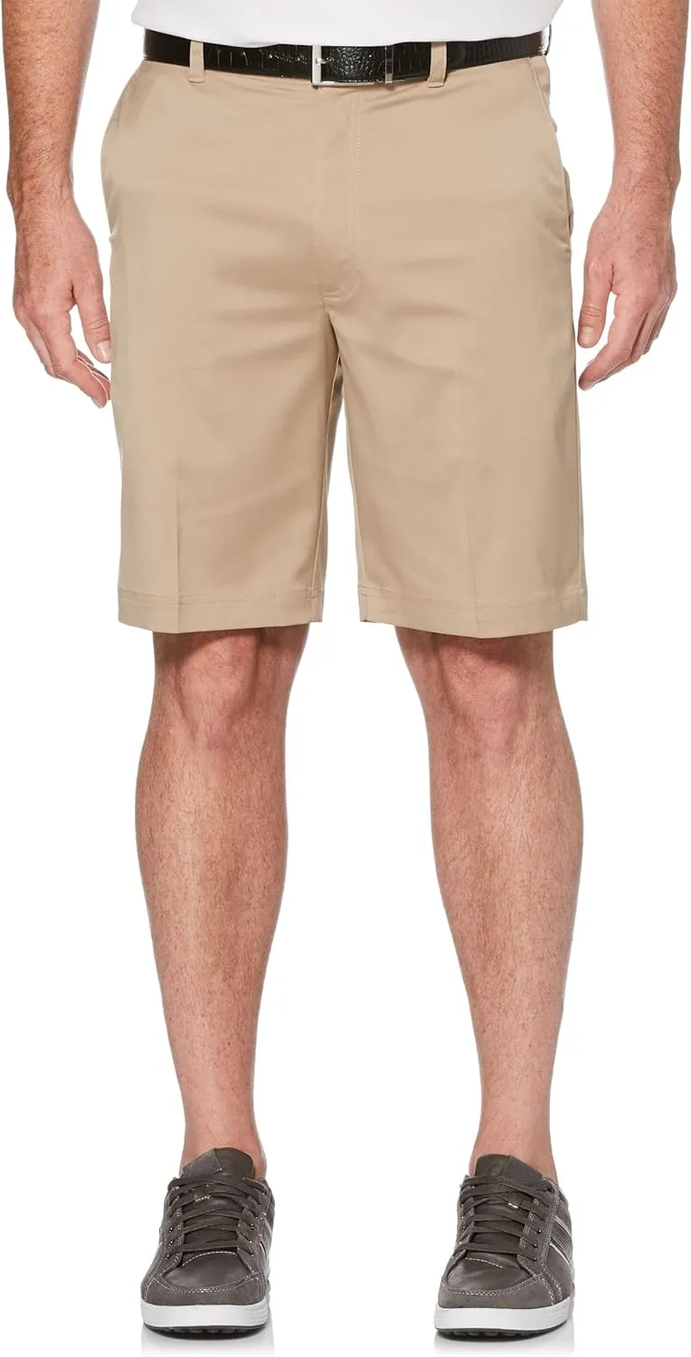 PGA TOUR Men's 9" Flat Front Golf Shorts with Active Waistband (Size 30-44 Big & Tall)