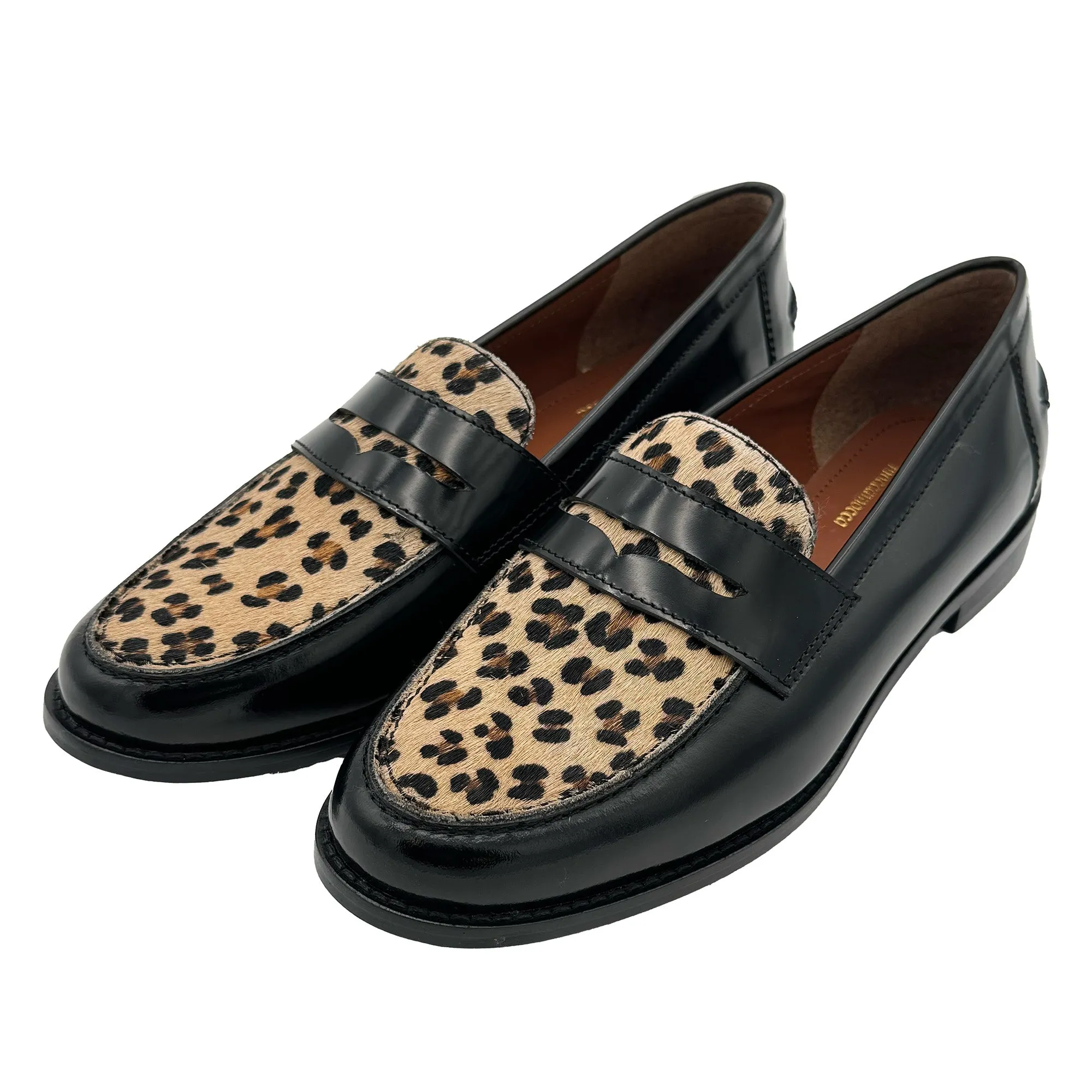 Phoebe Leopard Print Apron Loafer