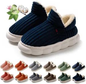Pluffi-Pluffi Slipper Booties, Pluffi The Cozy Stylish Slipper, Winter Anti-Slip Fuzzy Warm Comfy Cloud Slippers Women Men