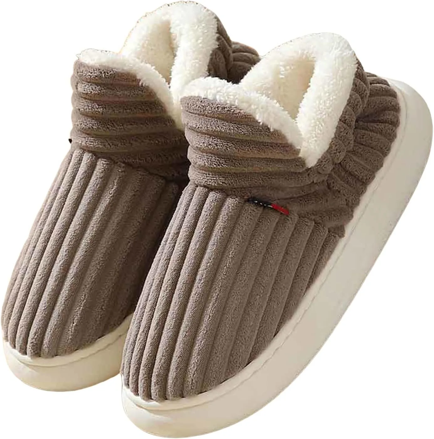 Pluffi Slipper Booties Women Pluffi Cozy Stylish Slipper Winter Fuzzy Warm Thick-Soled Plush House Slides Men Women