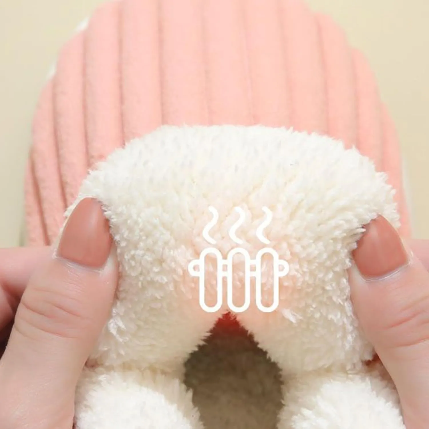 Pluffi Slipper Booties Women Pluffi Cozy Stylish Slipper Winter Fuzzy Warm Thick-Soled Plush House Slides Men Women